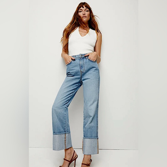 NWT Veronica Beard Dylan Full Length Straight Jeans in SILVERWOOD - 27 - Picture 3 of 7